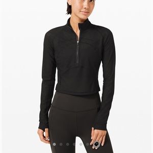 Lululemon Front of the Pack half zip top size 4